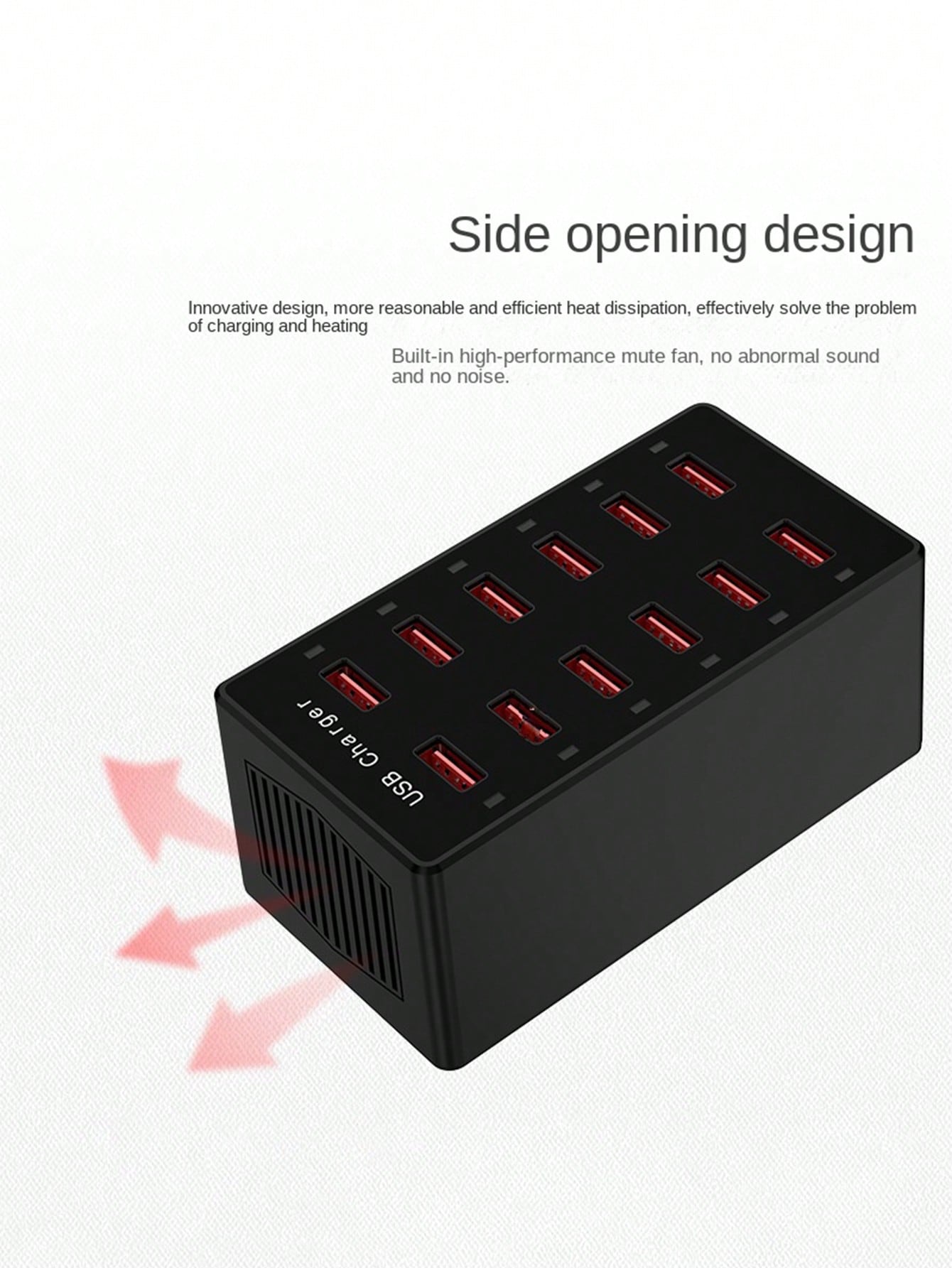 12-port 12a Multi-port Usb Charger For Mobile Phone And Tablet Suitable For Studio And Home Live Broadcast Multi-port Charger