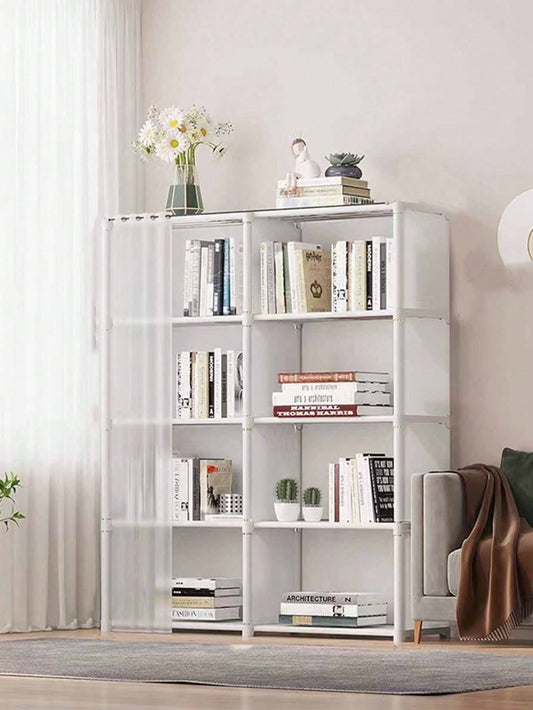 1pc, 5-layer 6-layer Storage Organizer Cabinet, Kitchen Storage Organizer Shelf, Cabinet Storage Rack Combination Rack, Kitchen Spice Storage Rack, Living Room Shelf Rack, Bedroom Bookcase And Bookshelf