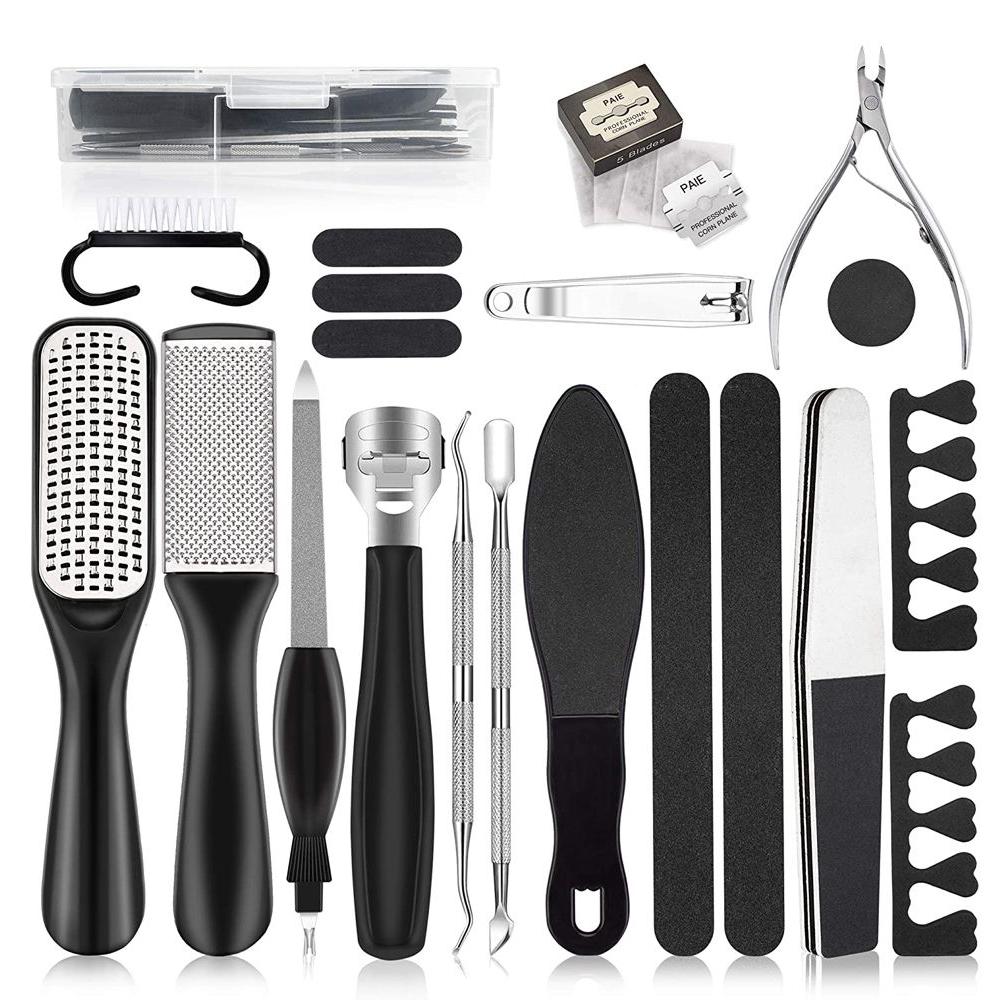 20-in-1 Professional Pedicure Kit, Foot Care File Set for Callus and Dead Skin Remover