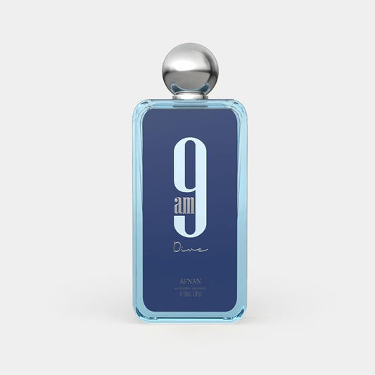 Afnan 9 AM Dive Eau de Parfum Spray for Unisex, 3.4 Ounce