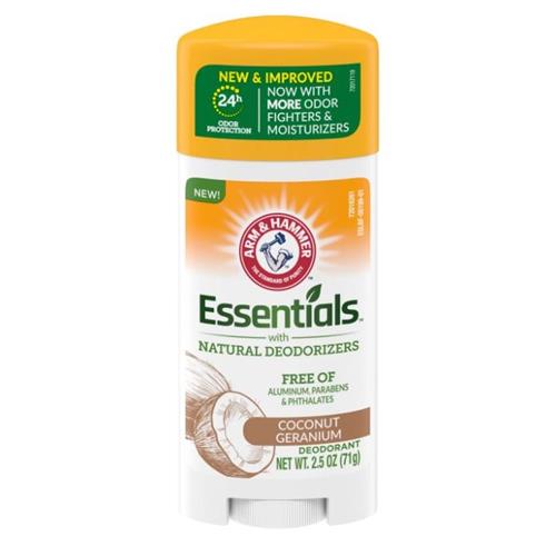Arm & Hammer Essentials Natural Protection Deodorant Coconut 2.5 Oz