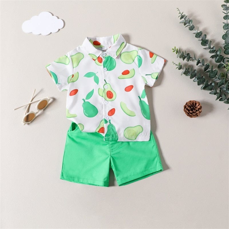 2T Avocado Boy Outfit