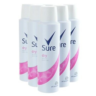 SURE WOMEN DRY ANTI-PERSPIRANT DEODORANT 150ML