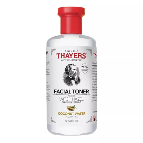 Thayers Natural Remedies Facial Toner Witch Hazel With Aloe Vera - Alcohol Free 12 fl oz