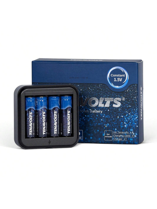 Tenavolt  AAA 4 Pack With Charger