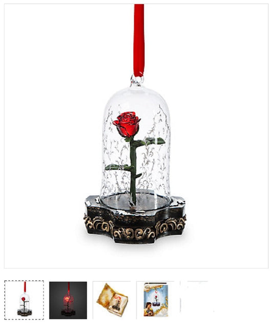 Beauty and the Beast Light-Up Ornament - Live Action Film