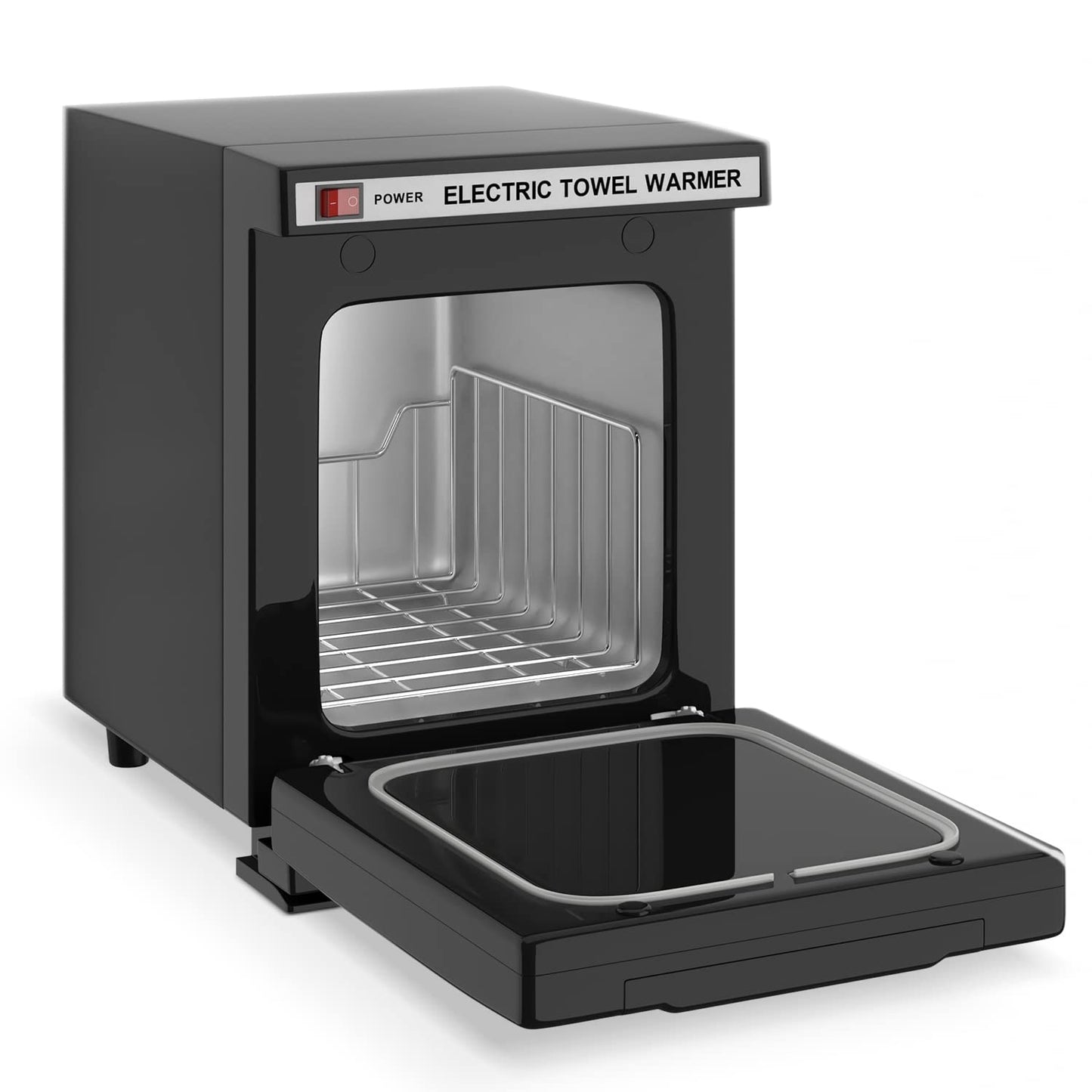 StateRiver Towel Warmer Cabinet, 5L Hot Bath Towel Warmer Heating Use for Facial Spa, Hair Beauty, Salon Equipment and Home -Black