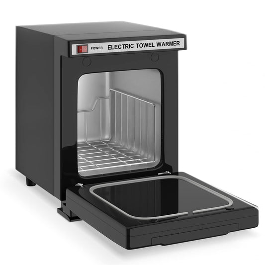 StateRiver Towel Warmer Cabinet, 5L Hot Bath Towel Warmer Heating Use for Facial Spa, Hair Beauty, Salon Equipment and Home -Black