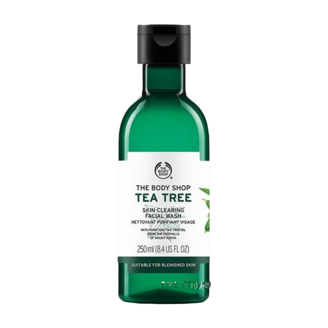 The Body Shop Tea Tree Skin Clearing Facial Wash Ð Purifying Vegan Face Wash For Oily, Blemished Skin Ð 8.4 oz