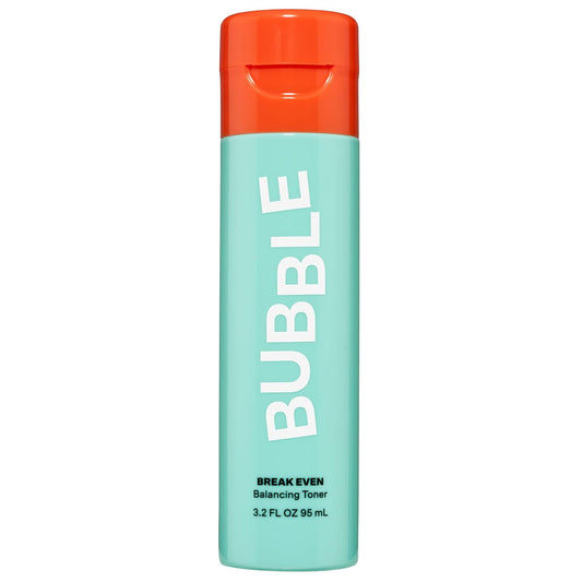 Bubble Skincare Break Even pH Balancing Toner for Oily Skin - Niacinamide + Green Tea Toner - Soothe Skin and Promote Even Texture Through Plant-Based, Exfoliating Skincare (100ml)