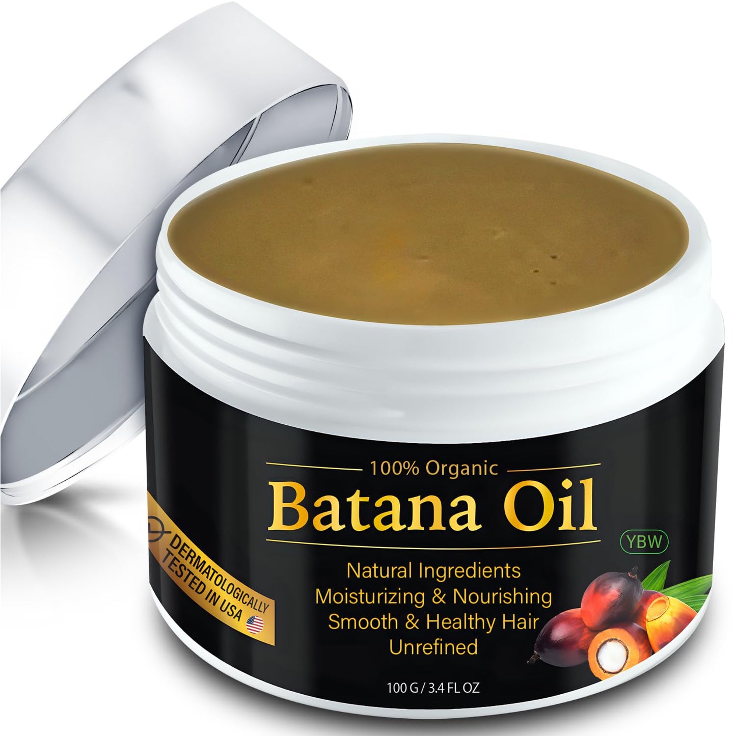 100% Natural Batana Oil for Hair Growth and Nourishment from Honduras, Natural Batana Oil to Prevent Hair Loss, Eliminates Split Ends for Men & Women