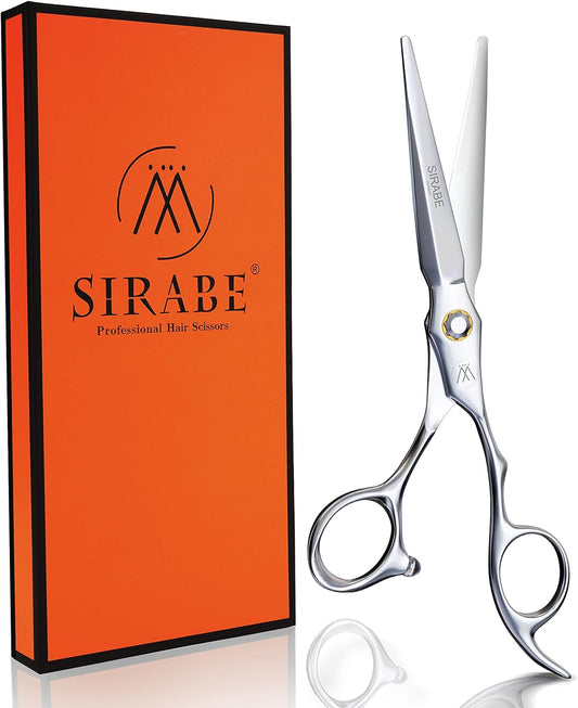 Sirabe HIGH-END Professional Hair Scissors, Ultra Sharp Blades for Precise Cutting, Hair Cutting Scissors Barber Shears Haircut Scissors, Made of 440C Stainless Steel for Salon Hairdressing