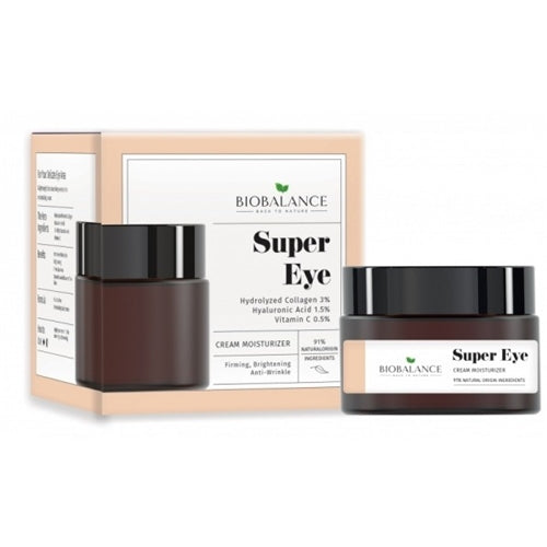 Bio Balance Super Eye Contour Cream, With Hydrolyzed Collagen 3% + Hyaluronic Acid 1.5% + Vitamin C 20ml
