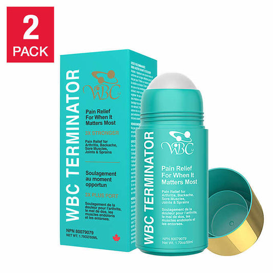 Terminator Worlds Best Cream Pain Relief Cream - 2 x 50 g