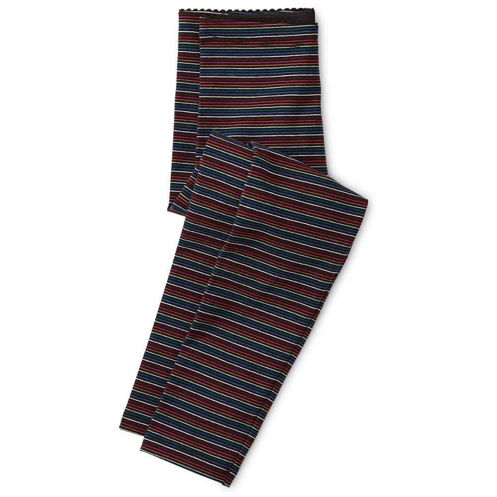 Tea Collection Multi Stripe Leggings Jet Black