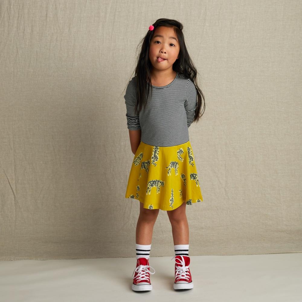 Tea Collection Skirted Leopard Dress