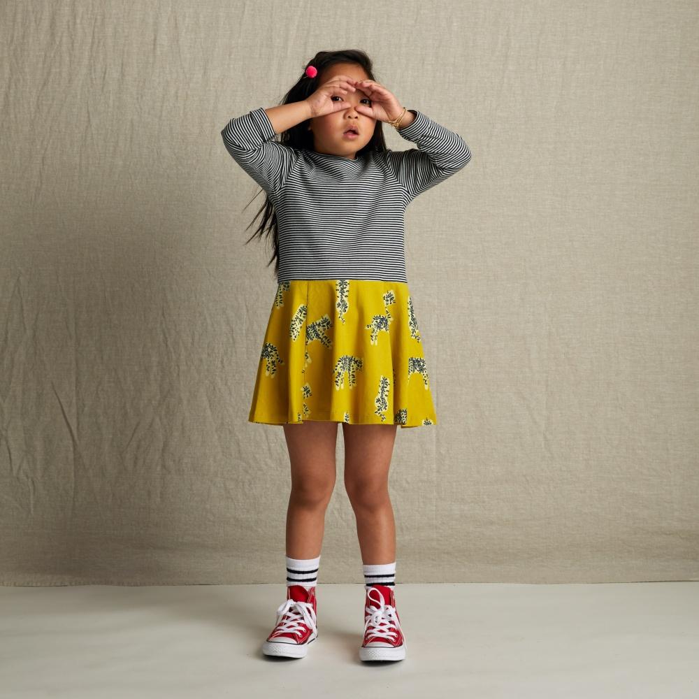 Tea Collection Skirted Leopard Dress